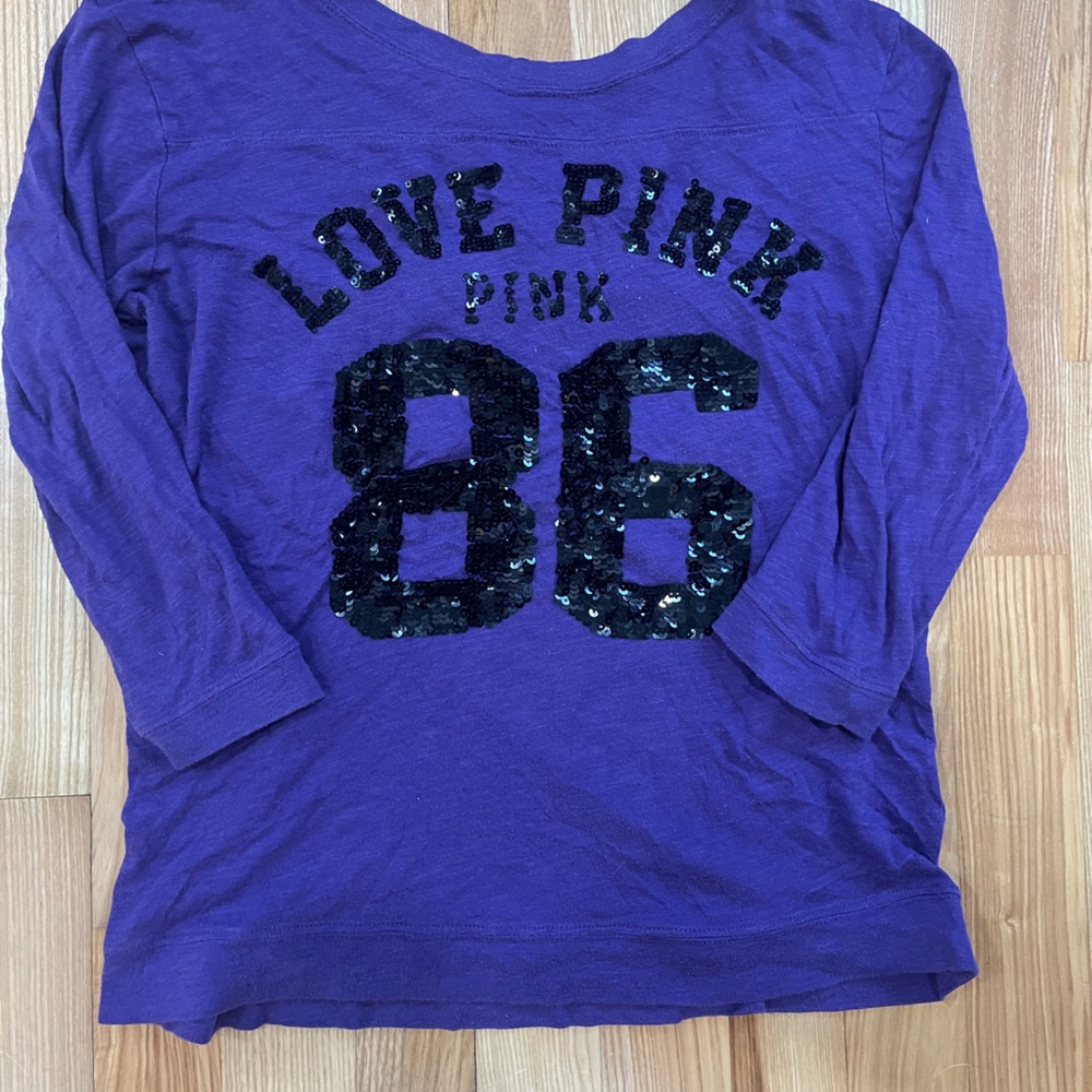 Vintage y2k PINK Victoria's Secret Purple Top